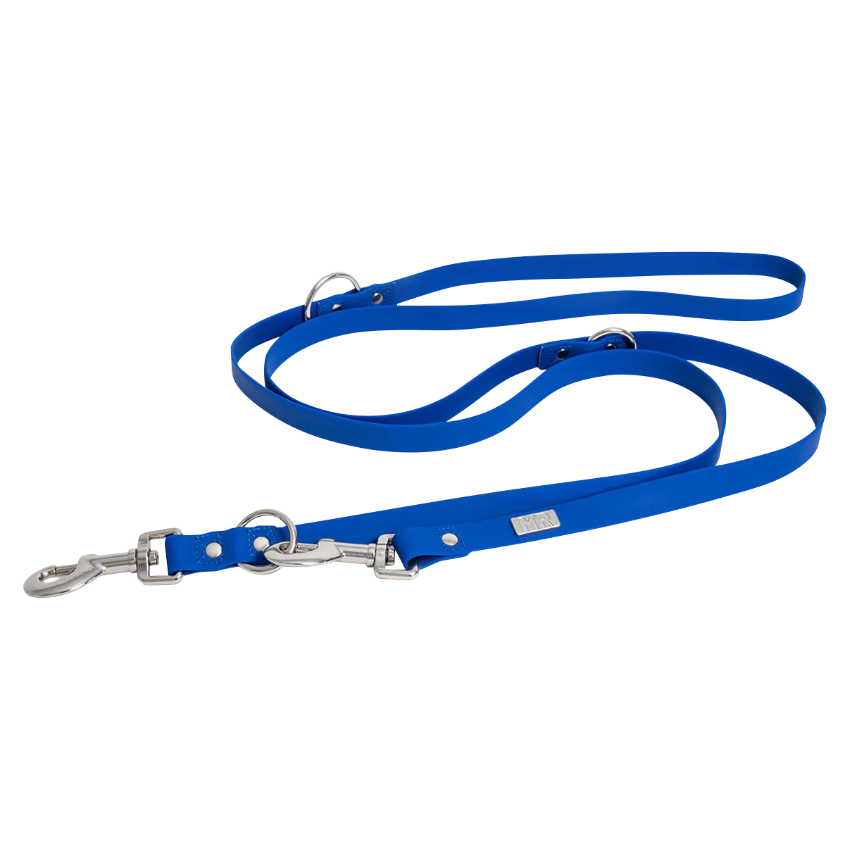Kombi-Set SoftVinyl Halsband und Führleine Kobaltblau - Image 4