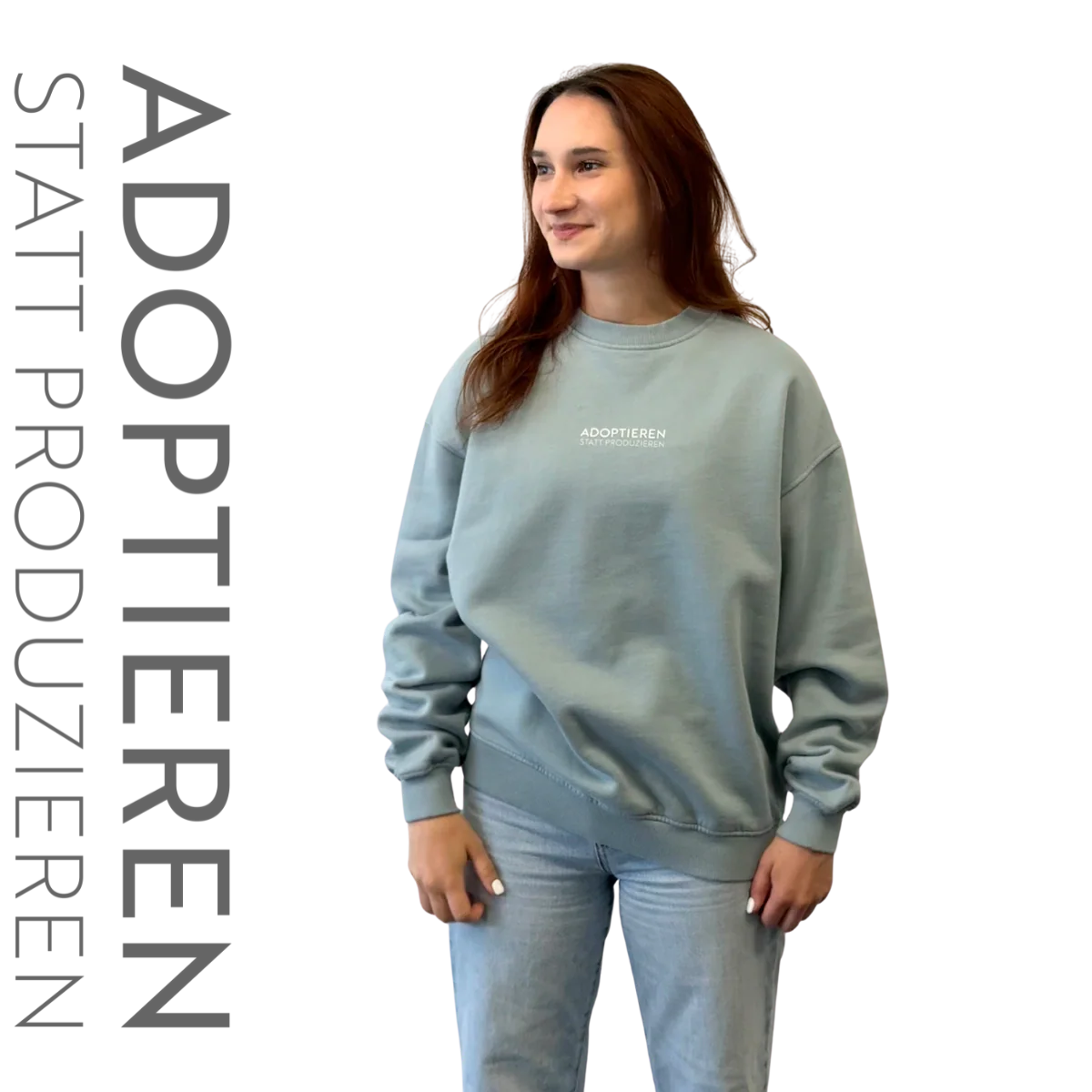 Sweater Unisex "ADOPTIEREN STATT PRODUZIEREN" - Image 3