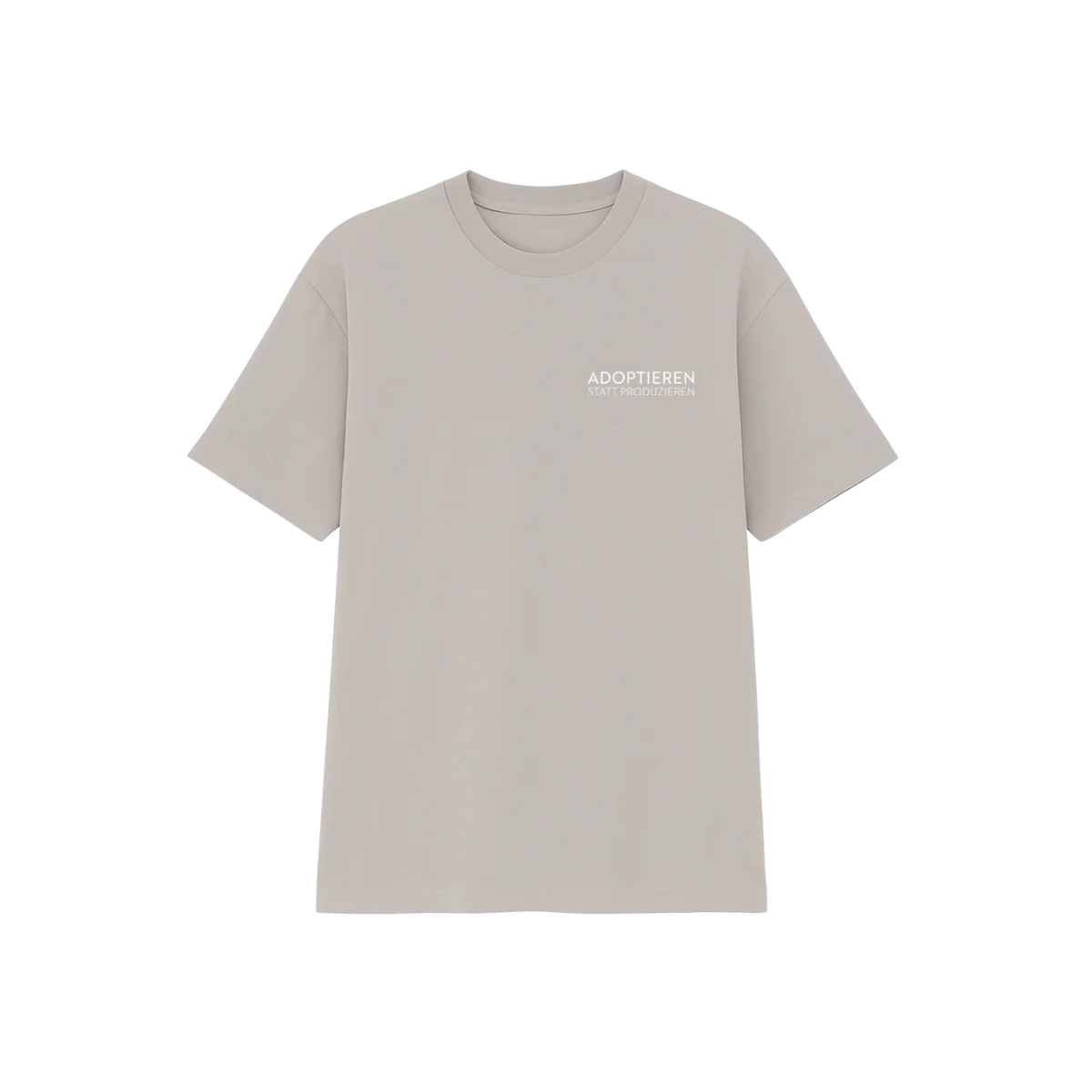 T-Shirt Unisex "ADOPTIEREN STATT PRODUZIEREN" - Image 4