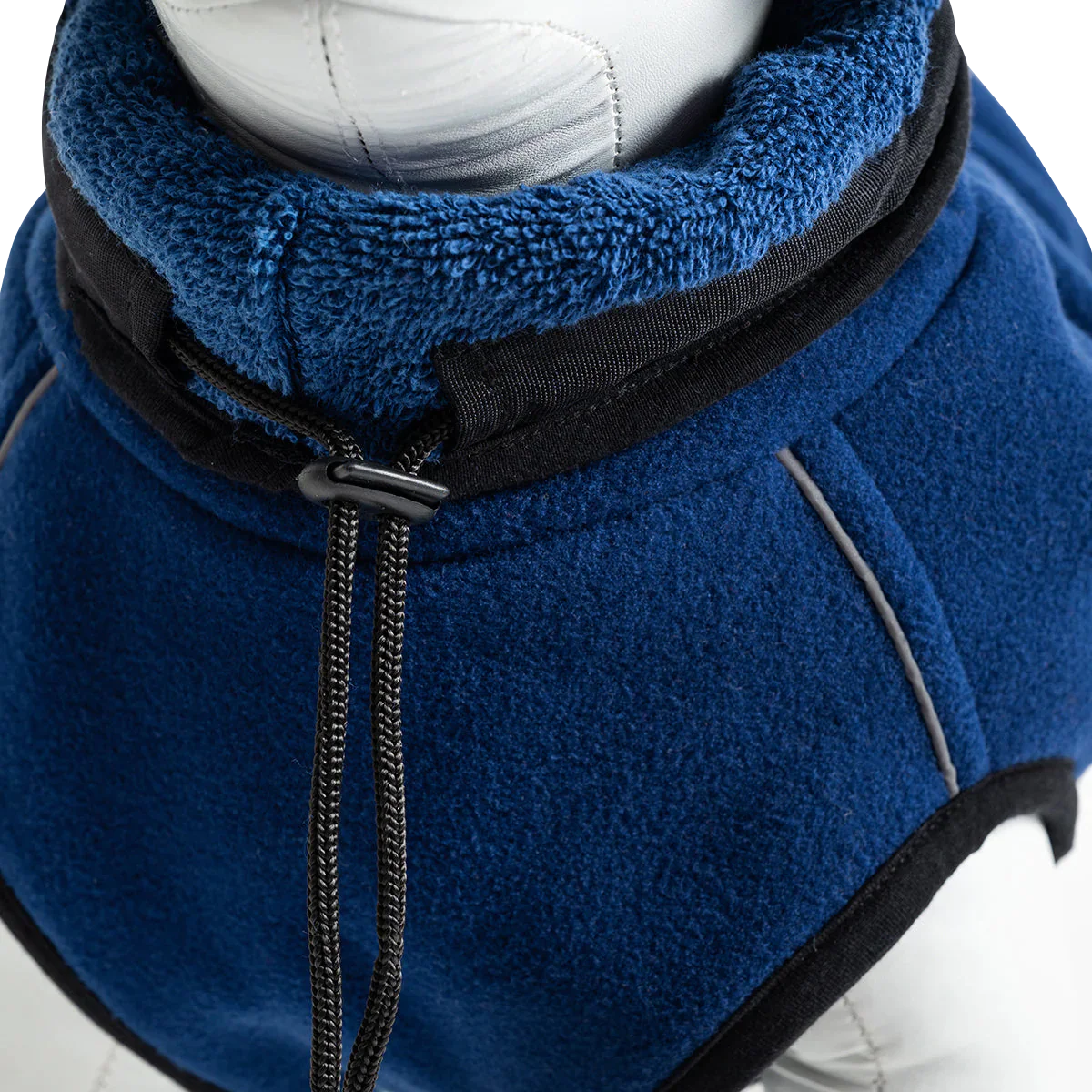 Wärmemantel wendbar mit Fleece Dunkelblau - Image 3