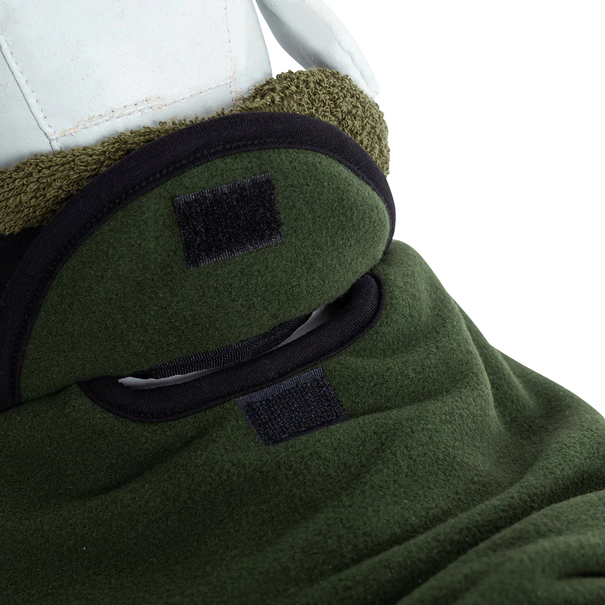 Wärmemantel wendbar mit Fleece Piniengrün - Image 3